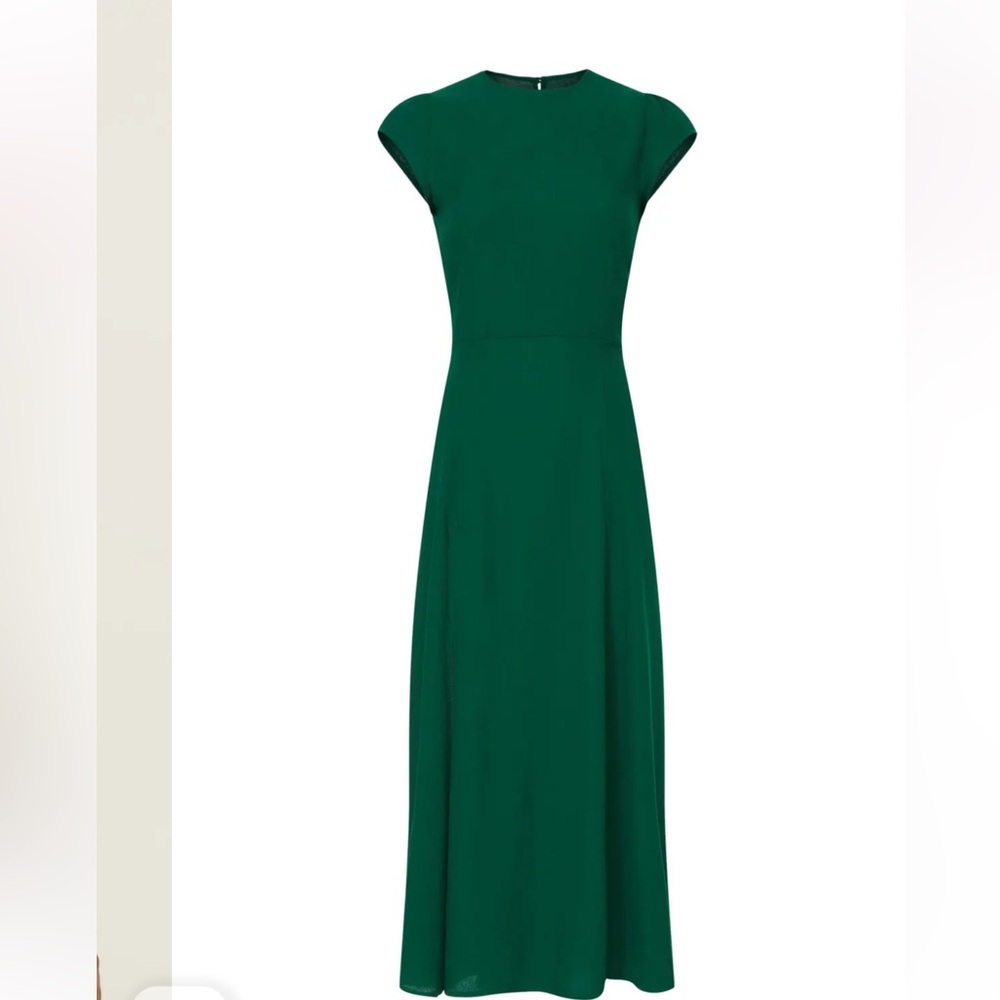 SHORT SLEEVE MIDI DRESS
